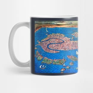 Old map of Venice Mug